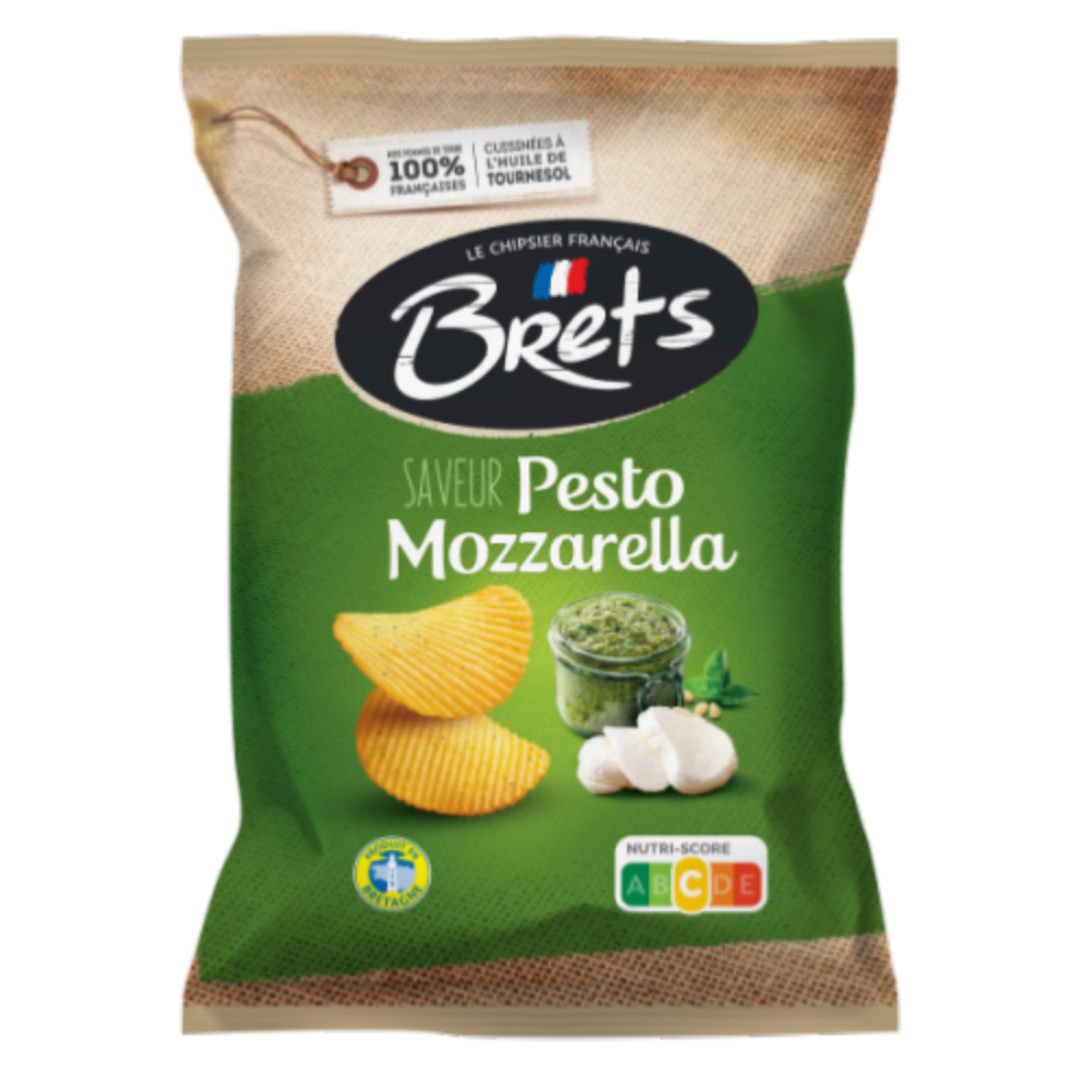 Bret's Pesto Mozzarella Chips