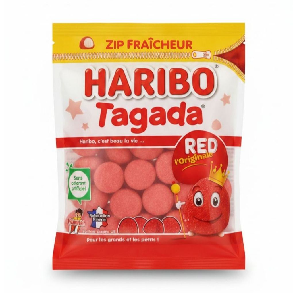 Strawberry Gummy Candy Bag – Soft Chewy Sugar Sweets