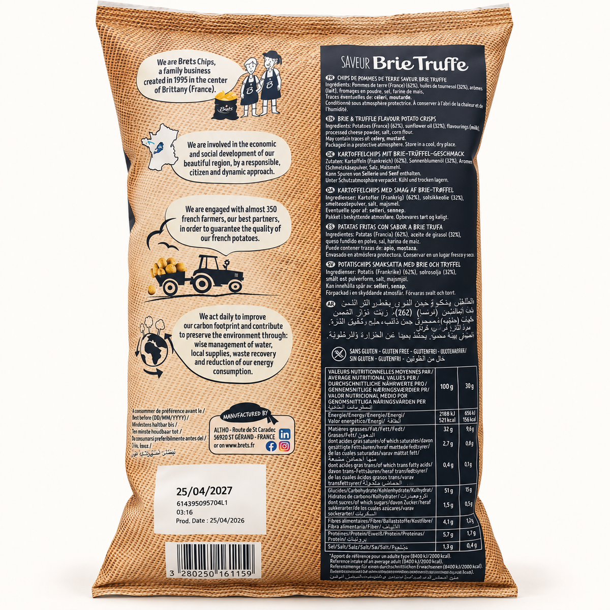 Bret's Brie & Truffle Chips