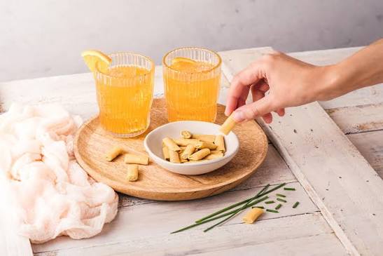 Crispy Gavottes Crêpes Filled With Boursin Cheese