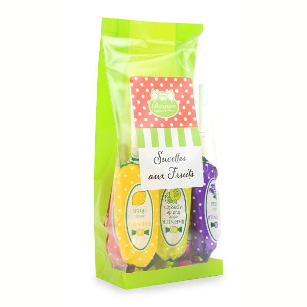 Barnier Assorted Fruit Lollipops bag